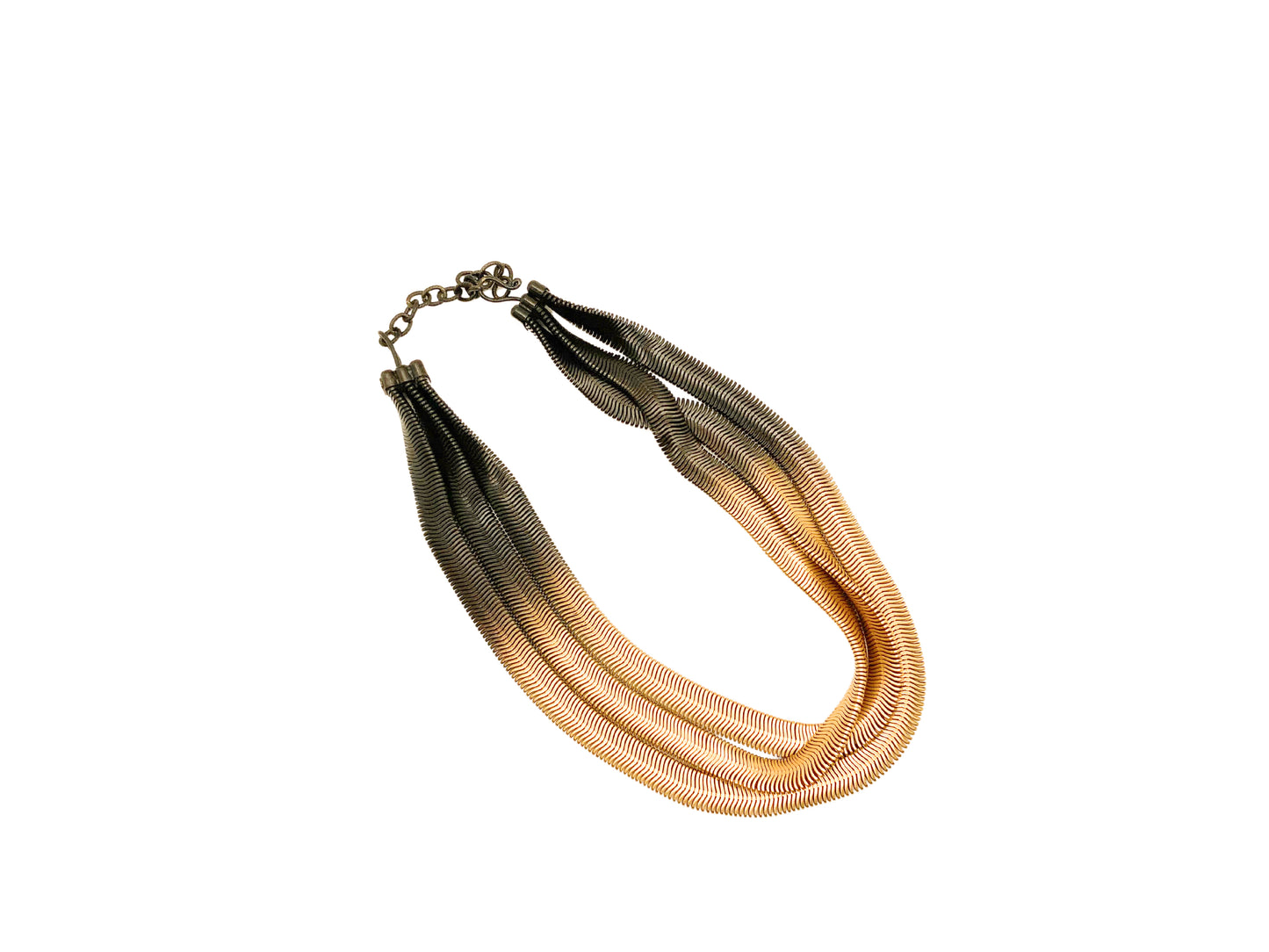3 Strand Fern Chain Necklace