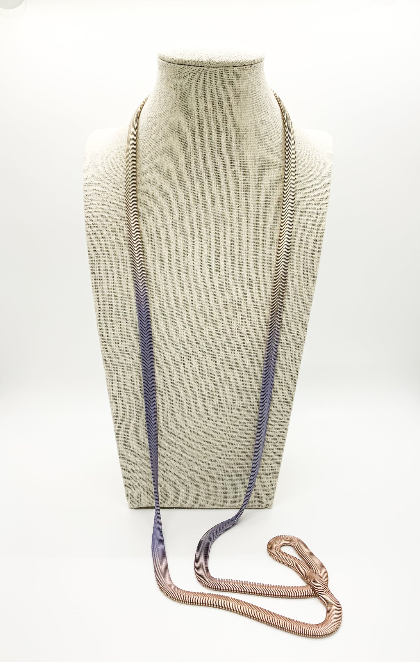 Flat Snake Necklace 55"
