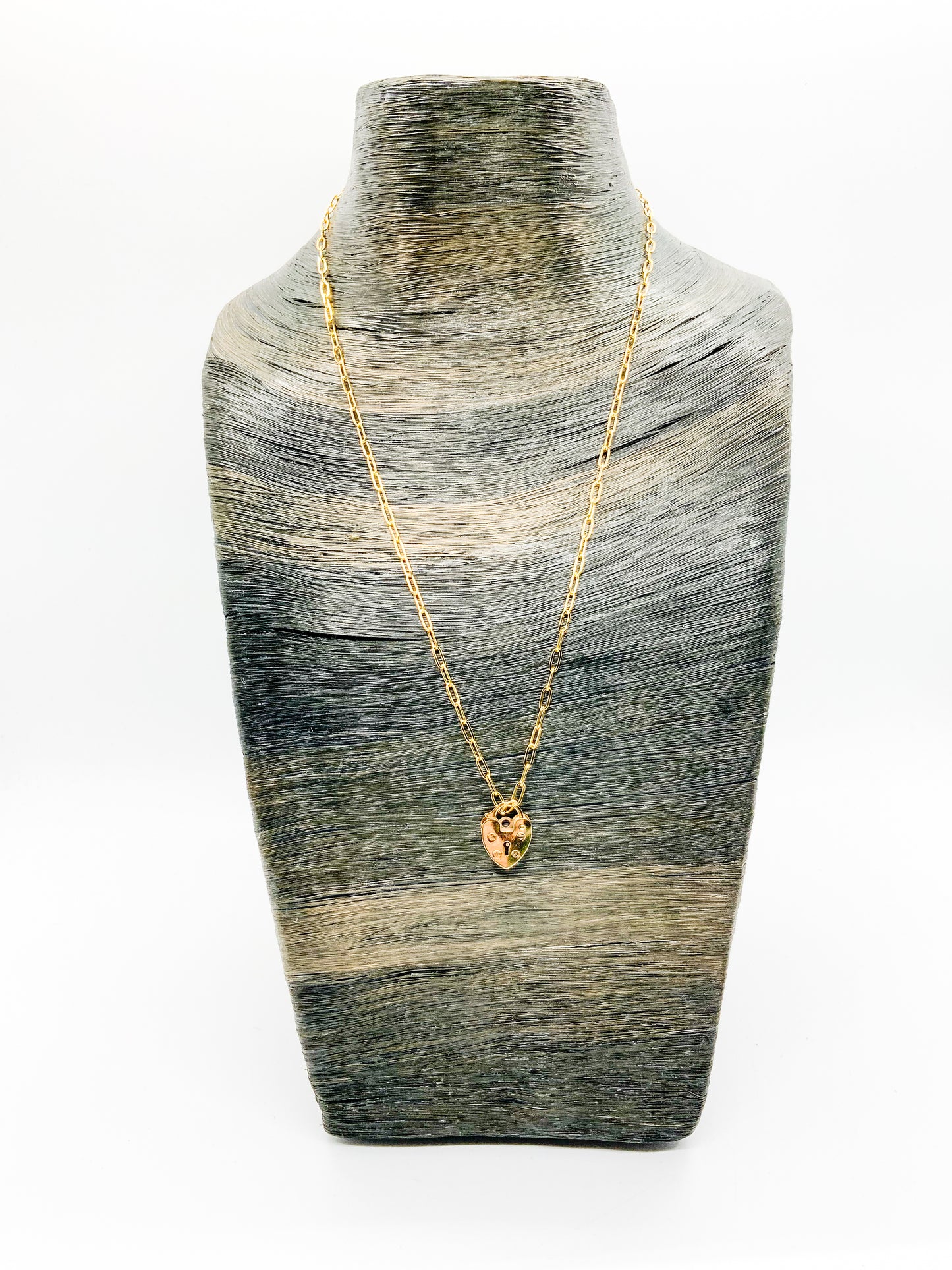 Heart Padlock Pendant