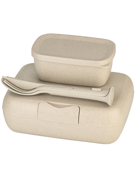 Lunch Box Set with Cutlery Set