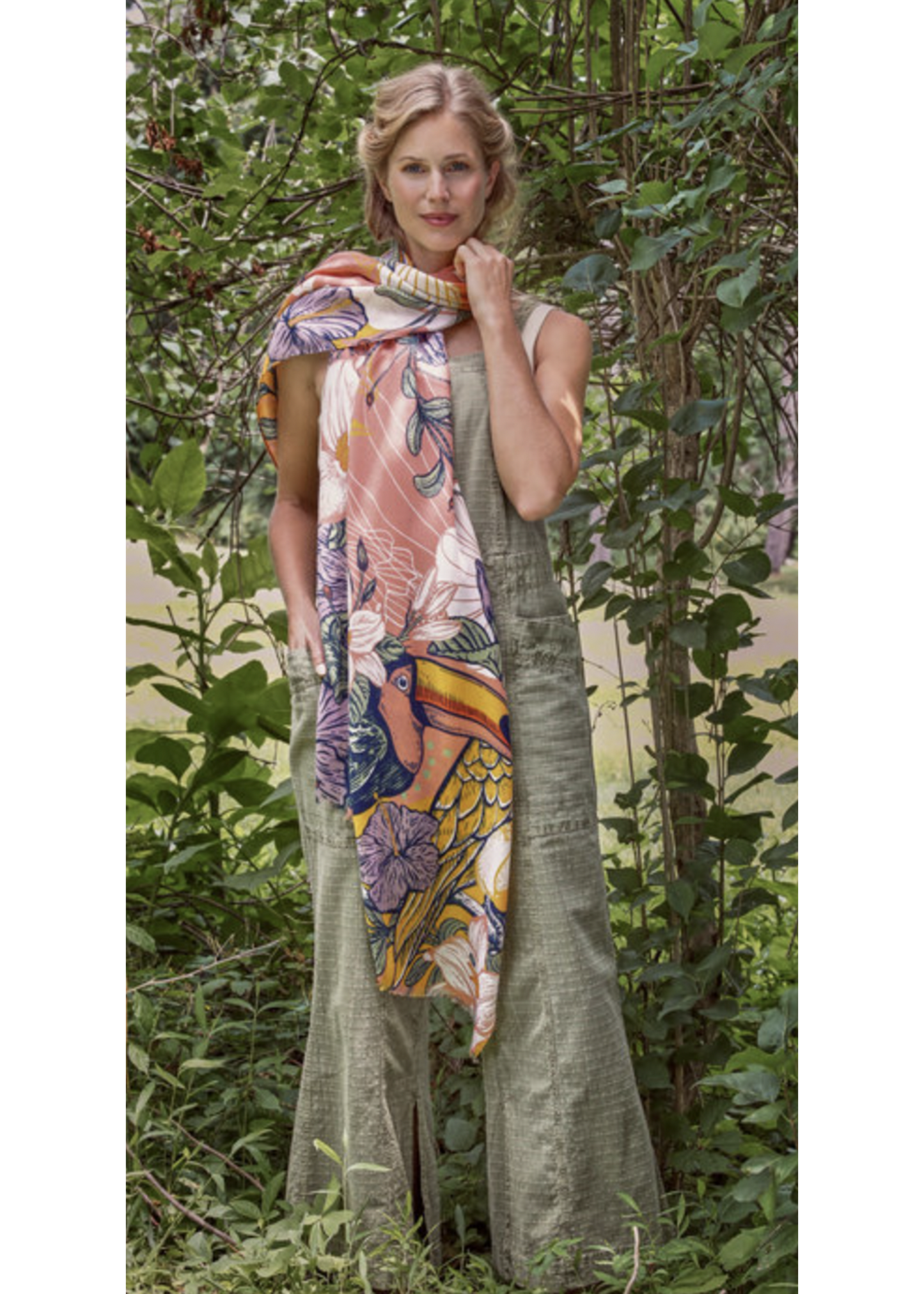 Rainforest Feathered Friends Scarf