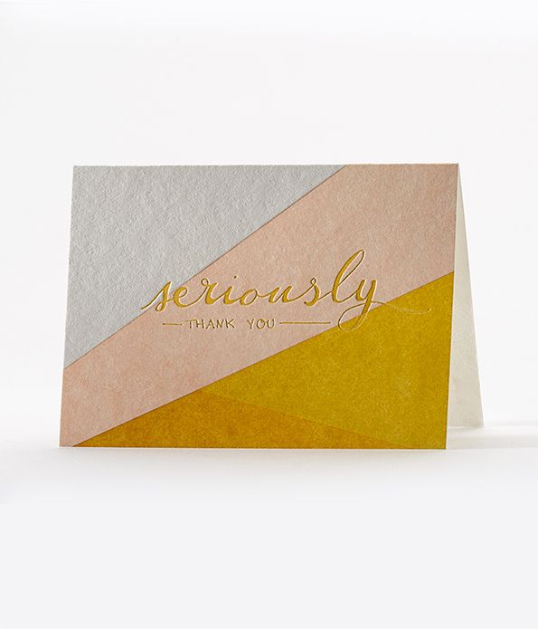 Bias Cut Letterpress Notes