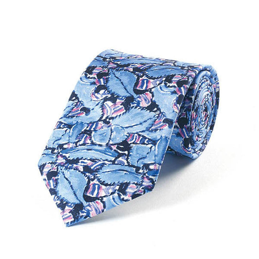 Klimt Turquoise and Pink Tie