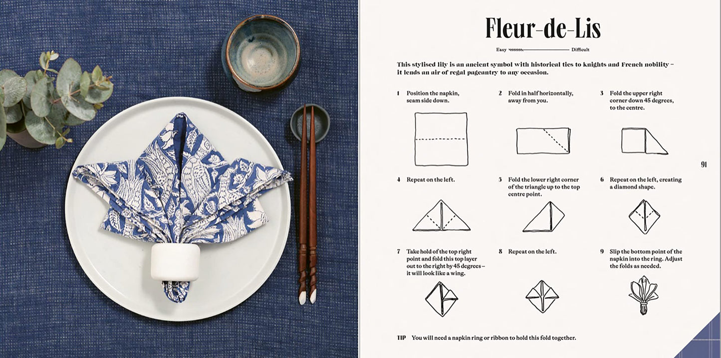 40 Ways to Fold a Napkin: Stylish folds for every occasion