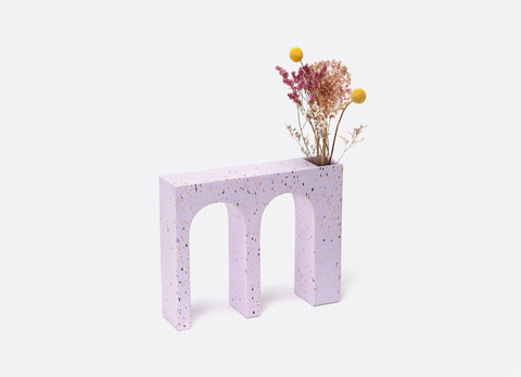 Acquedotto Double Lilac Vase