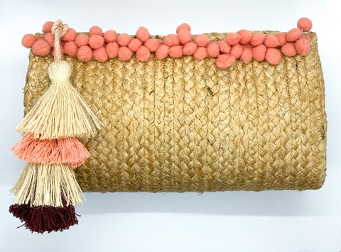 Peach Aubrey Clutch