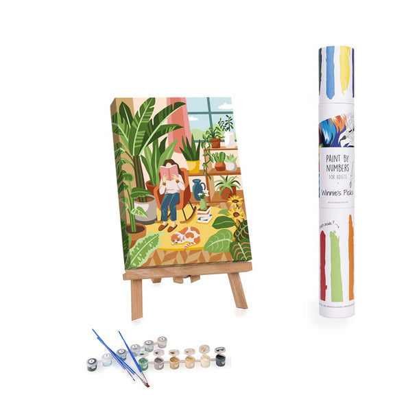 Cozy Reading Paint by Number – Mint Museum Store