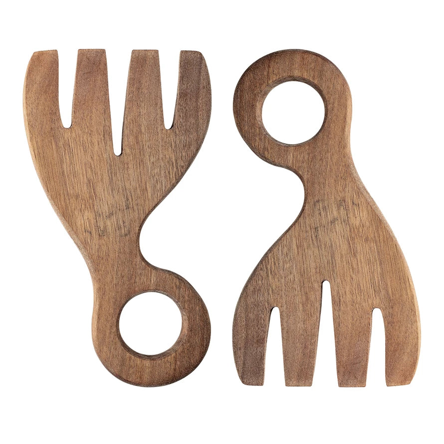 Acacia Wood Salad Servers