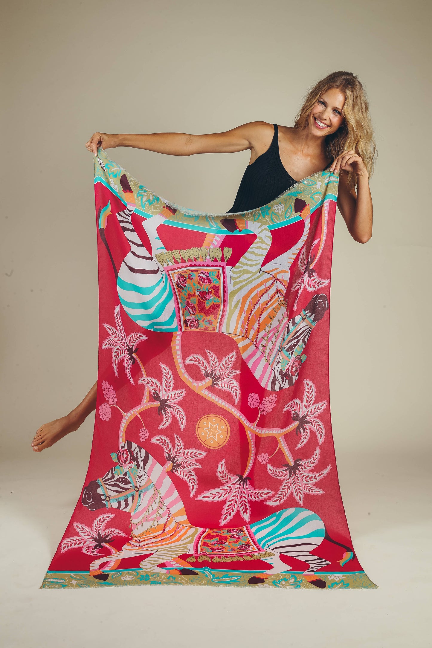 Zebra Carnival Scarf