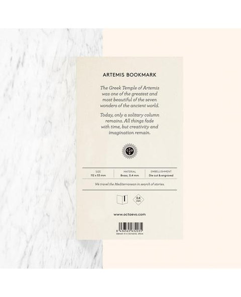 Artemis Brass Bookmark - Mint Museum Store