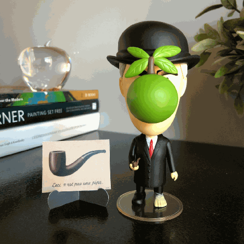 Rene Magritte Action Figure