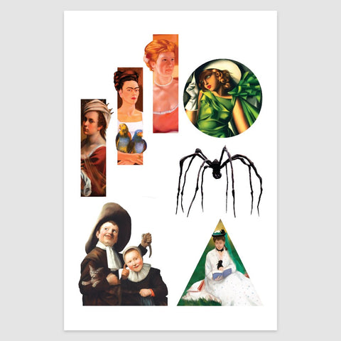 Women in Art Stickers