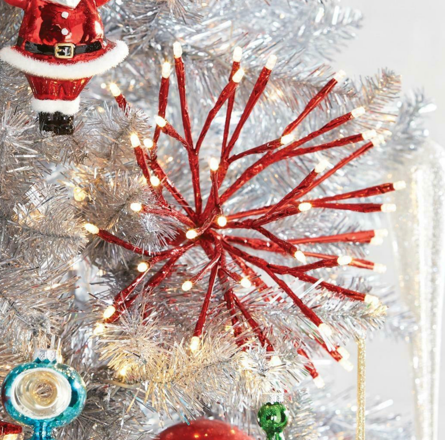 10" Red Starburst White Lights (no remote)