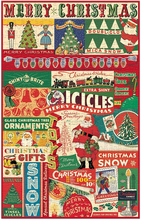 A Christmas puzzle image.