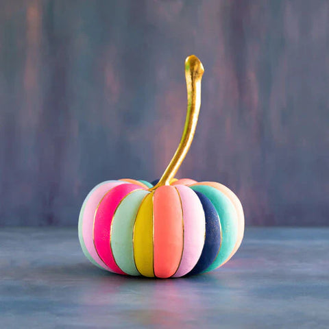 XL Rainbow Stripe Pumpkin