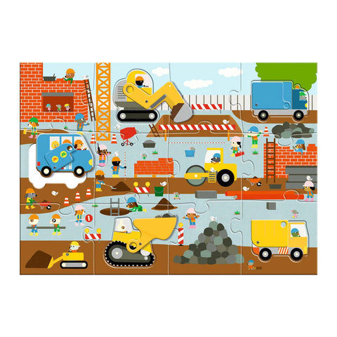 Giant Floor Construction Site Puzzle