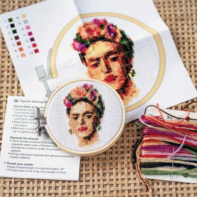 Frida Mini Cross Stich Kit