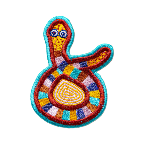 Snake Iron by Jeffrey Gibson - Iron-On Patch - Mint Museum Store