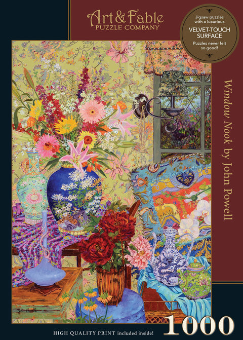 Window Nook, 1000-pc Velvet-Touch Jigsaw Puzzle