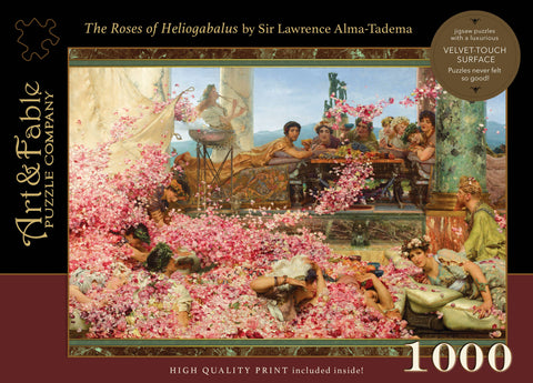 The Roses of Heliogabalus, 1000-pc Velvet-Touch Puzzle