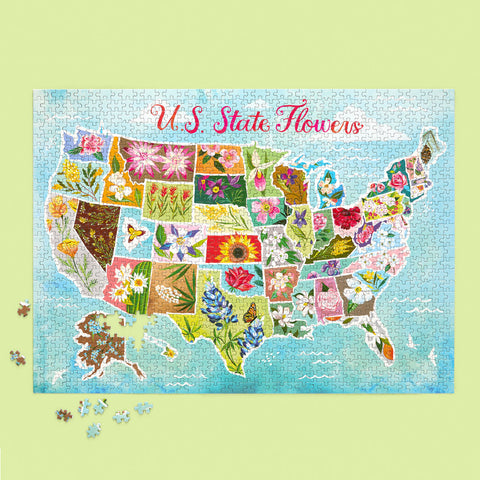 US State Flowers Puzzle