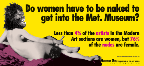 Do Women Have To Be Naked Mug X Guerrilla Girls