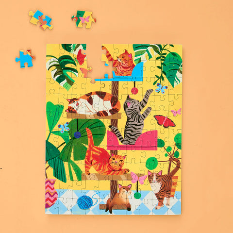 Cat Tree 100 Piece Puzzle