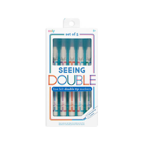 Seeing Double: Fine Felt Double Tip Markers