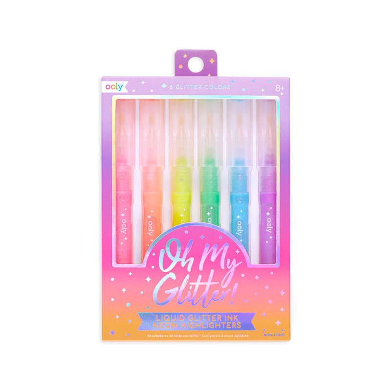 Oh My Glitter! Neon Highlighters Set