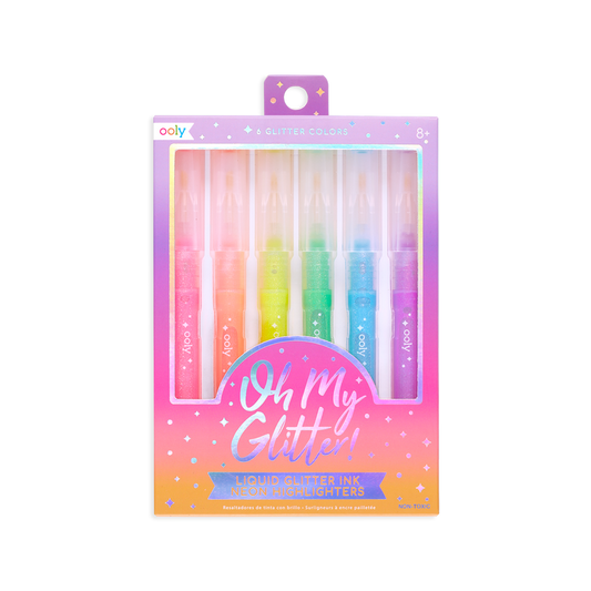 Oh My Glitter! Neon Highlighters Set