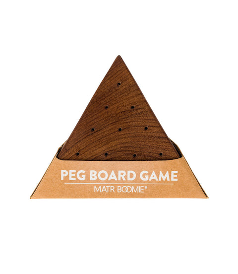 Triangle Peg Board Game