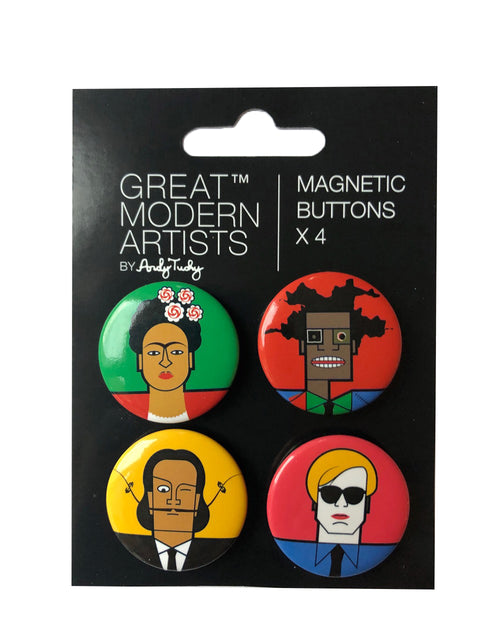 Great Modern Magnetic Button Set of 4