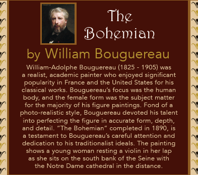 The Bohemian; 500-pc Velvet-Touch Jigsaw Puzzle (French)