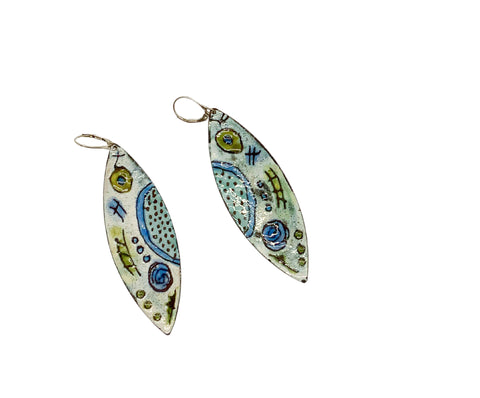 Enamel Statement Earring