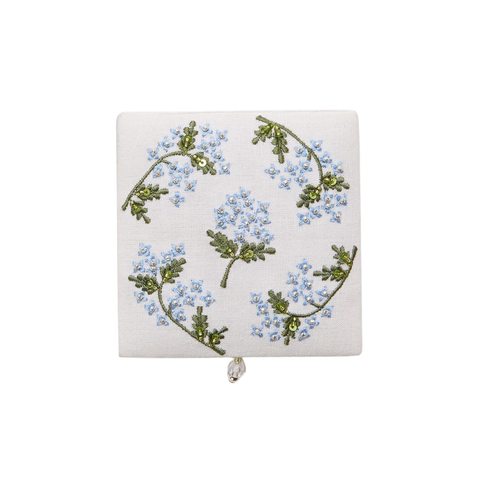 Small Hydrangea Jewelry Box