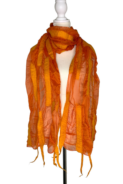 Spring Runner Scarf Tangerine