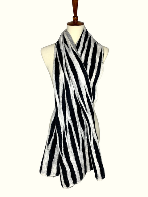 Black Lines Scarf