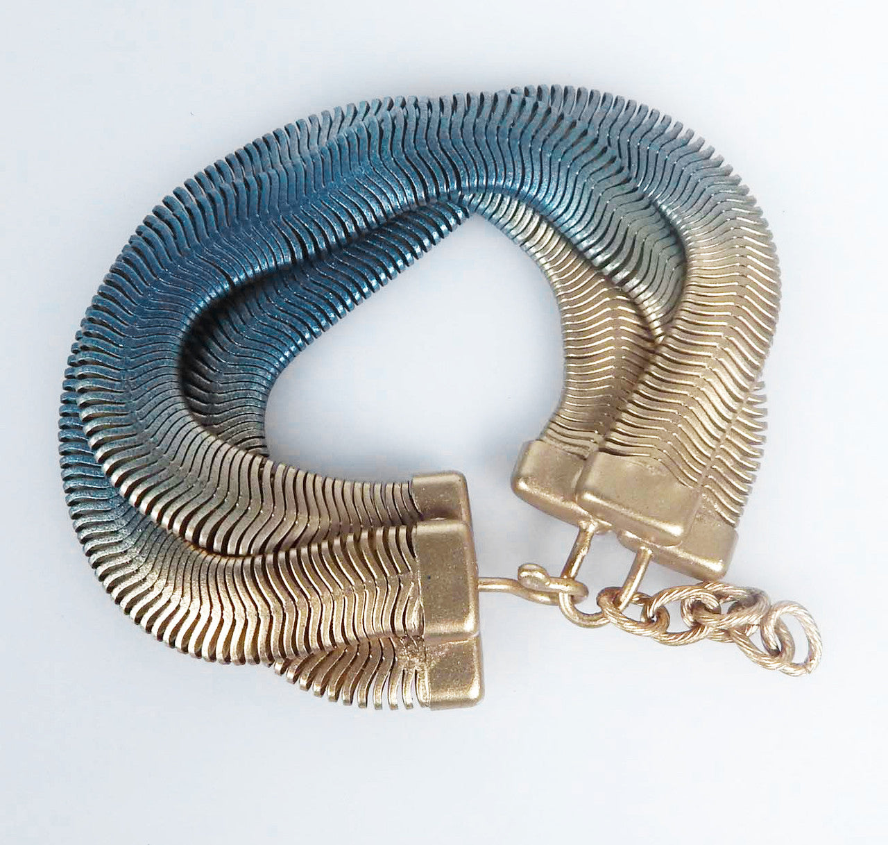 3 Strand Bracelet on Fern Chain
