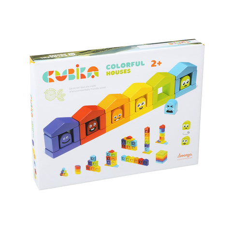 Colorful Horses Wooden Set