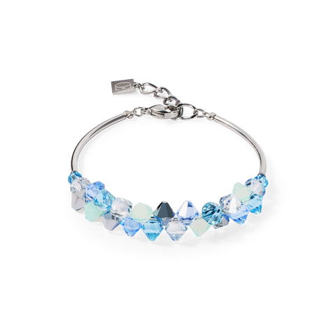 Dancing Crystal Blue Aqua Bracelet