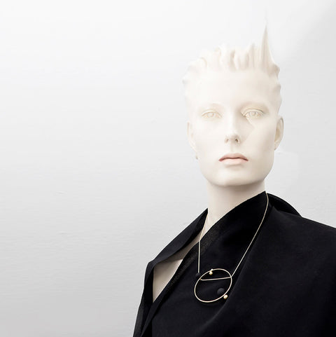 Helio Necklace Gold/Black