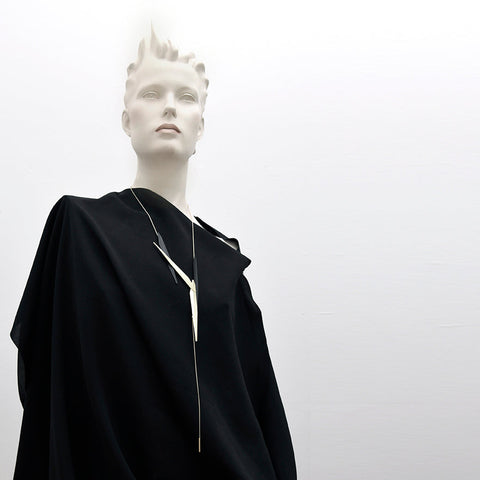 Etcetera Versatile Necklace Silver/Black