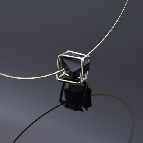 Ray Neck Cuff Silver