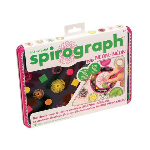 Spirograph Neon Tin