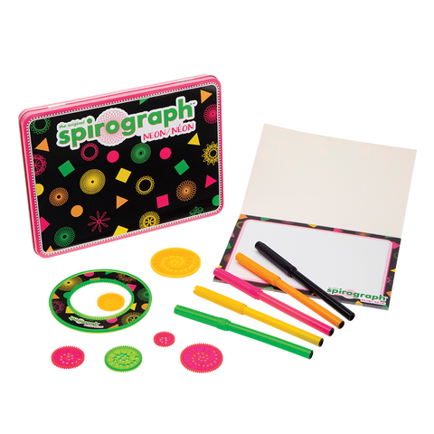 Spirograph Neon Tin