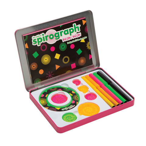 Spirograph Neon Tin