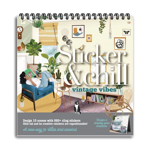 Sticker & Chill Vintage Vibes