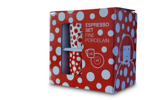 Great Modern Artist Porcelain Espresso Set