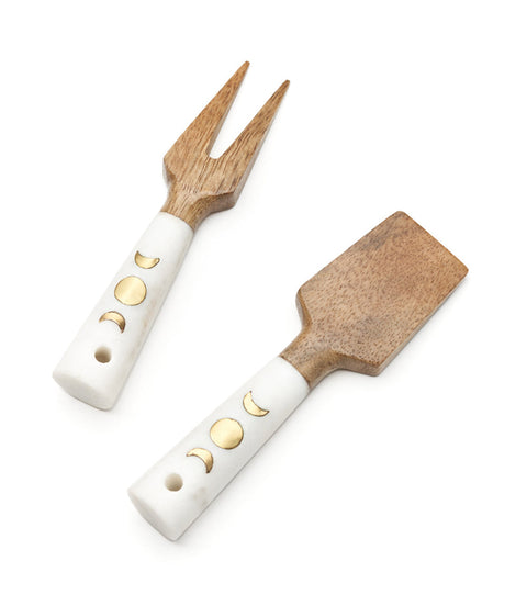 Indukala Moon Phase Cheese Knives