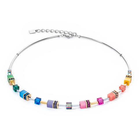 GeoCUBE Iconic Lite Necklace Rainbow